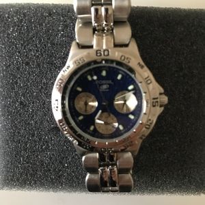 Fossil Blue Watch Stainless Steel 